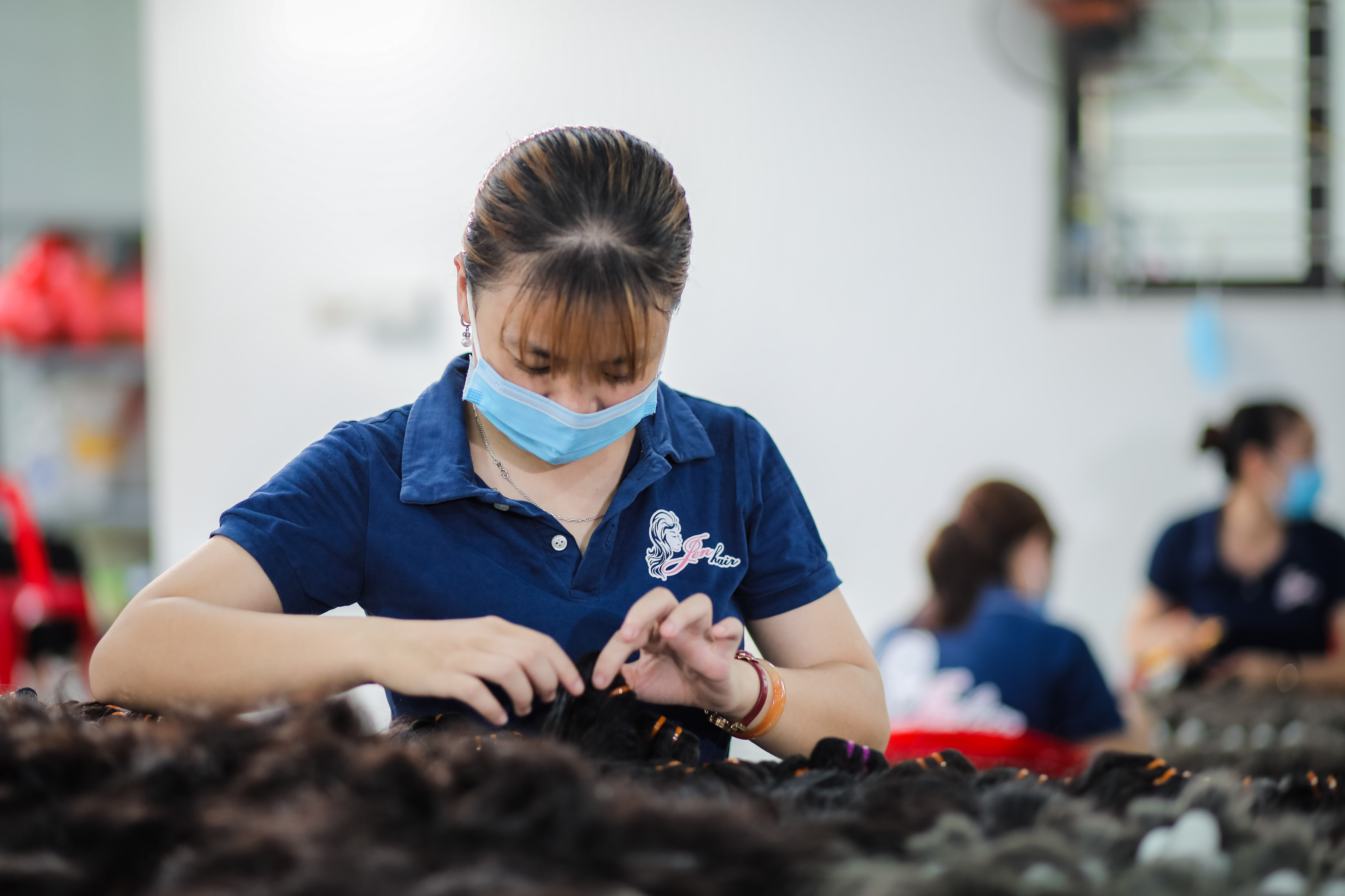 Jenhair is one of the largest hair factory of Vietnam