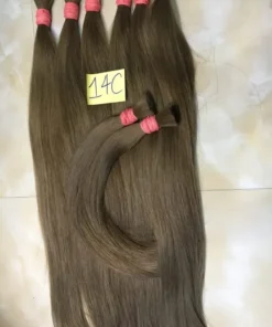 Luxury Color Bulk Hair #14c 5