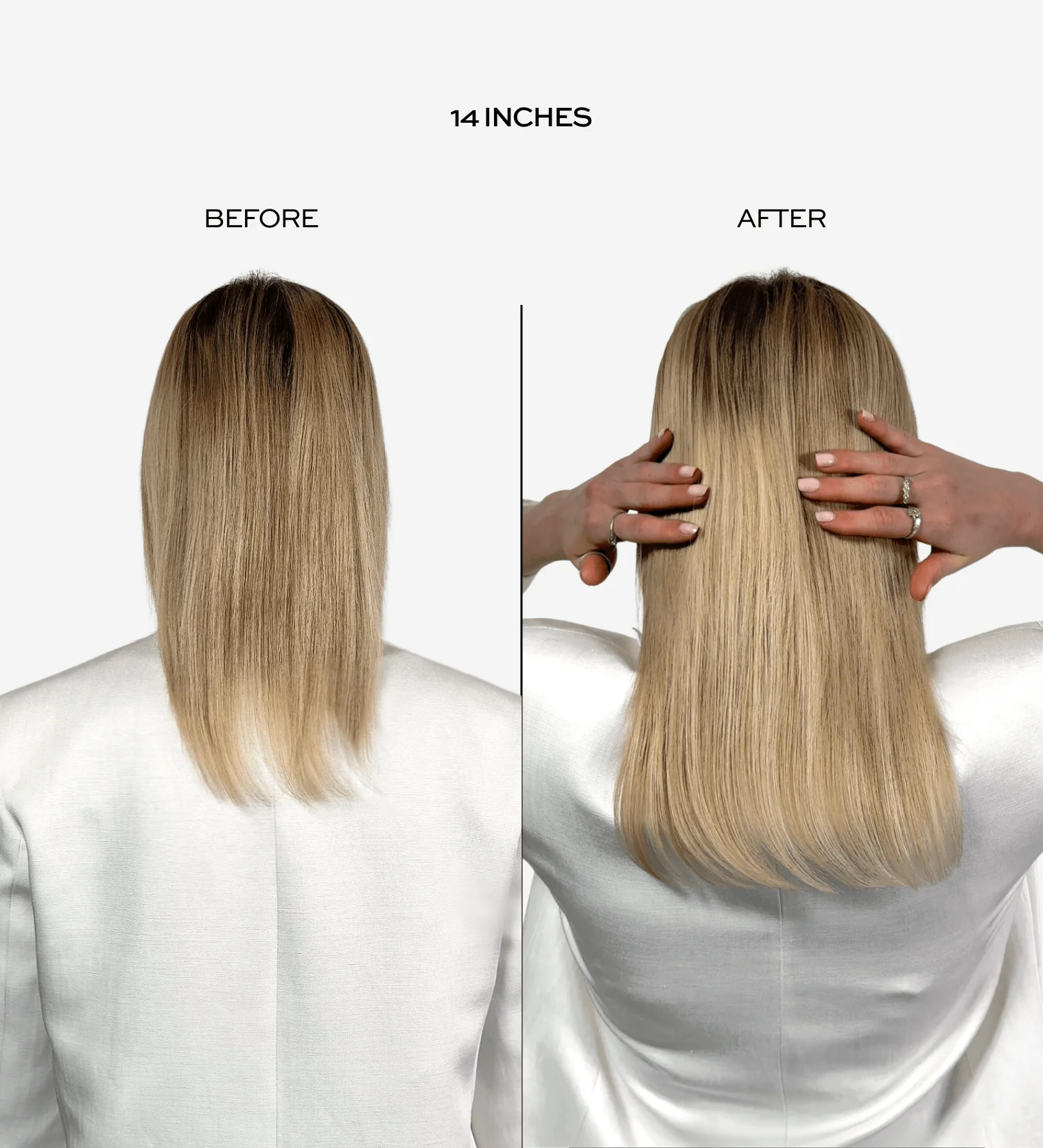 14 Inch hair extensions before and after 3 14 inch hair extensions Advantages of 14-Inch Hair Extensions