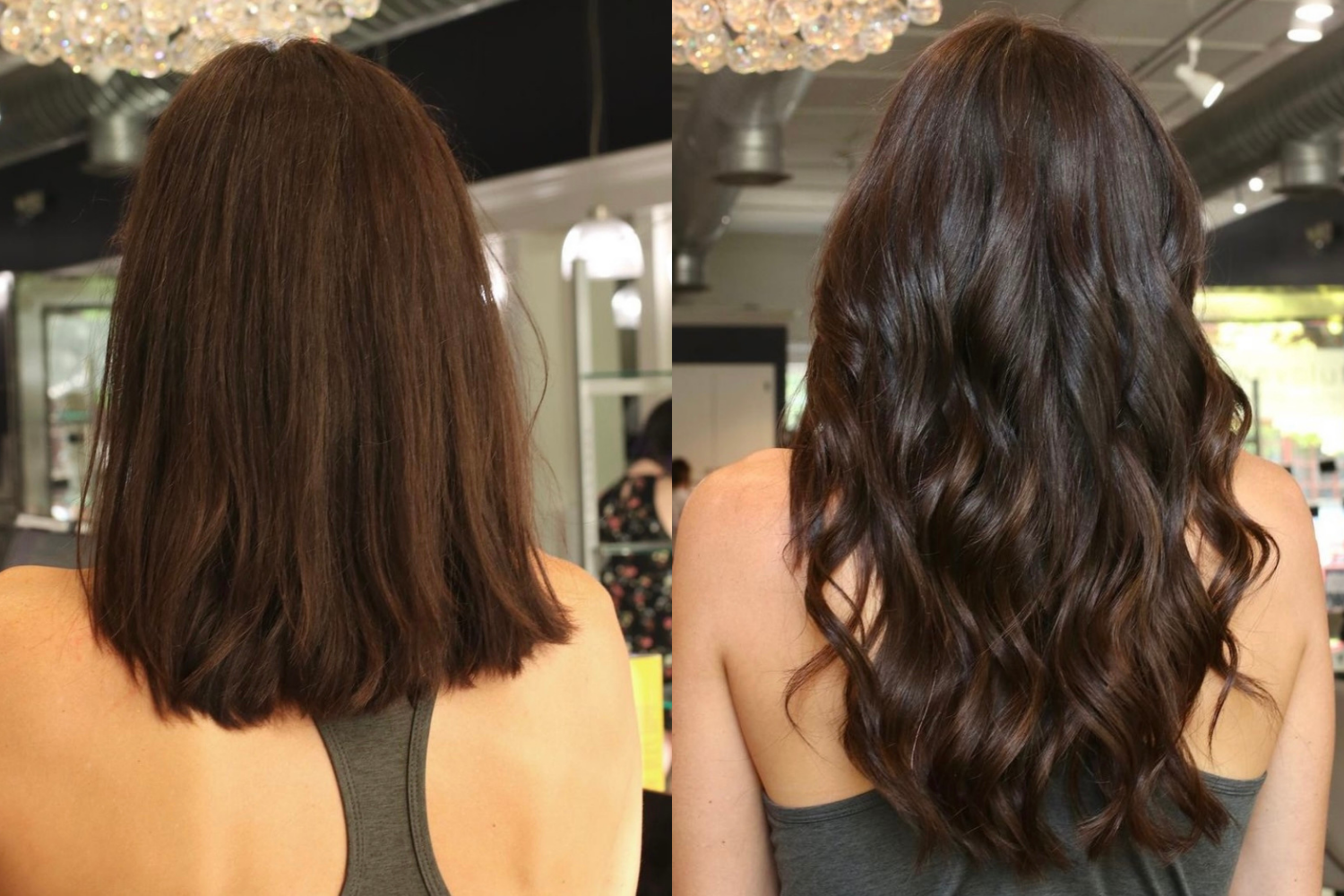 18 Inch hair extensions before and after: A magical transformation 