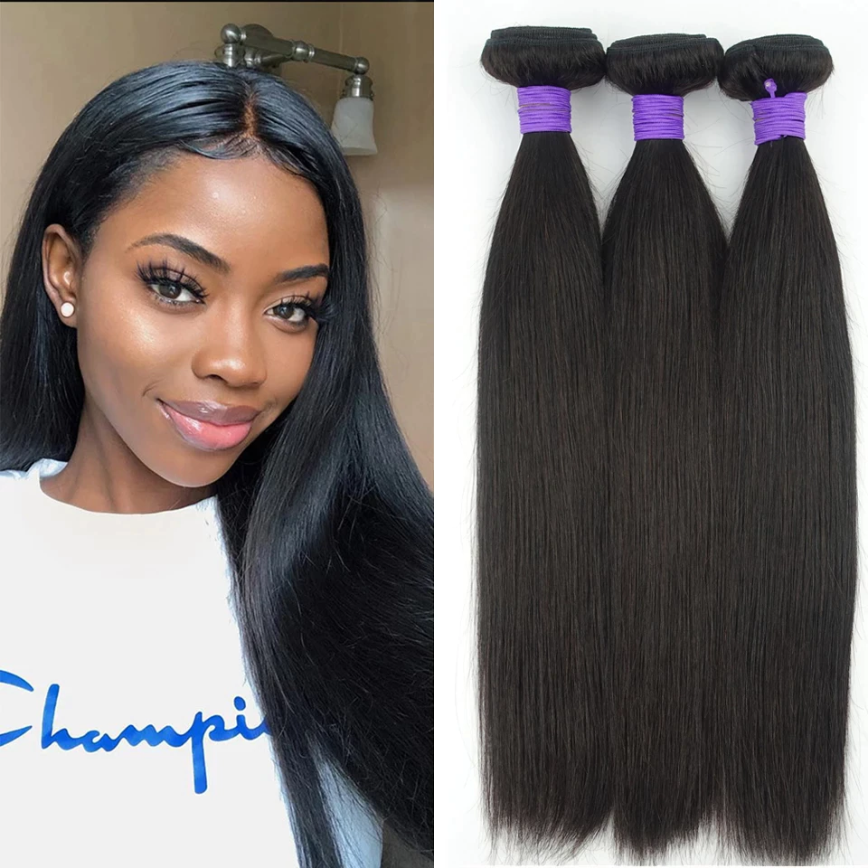 Peruvian virgin hair extensions.