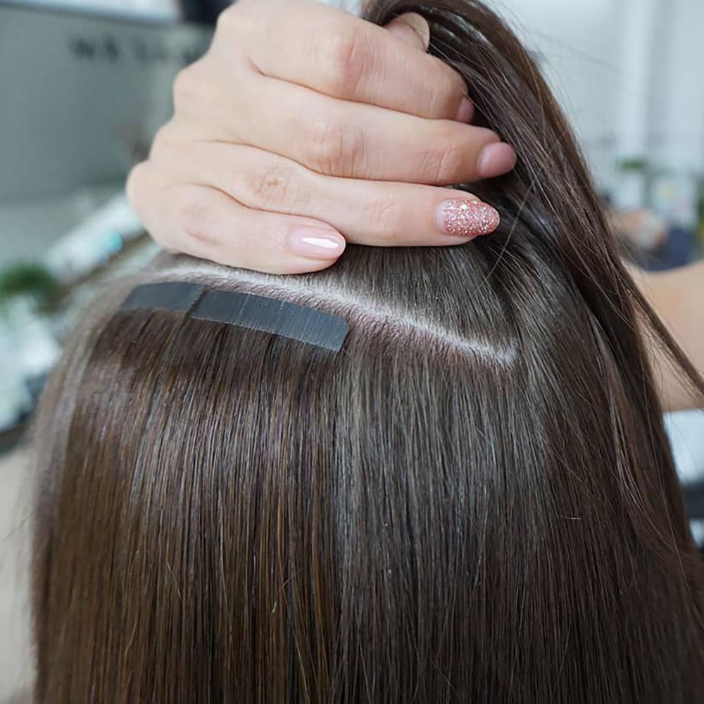 Tape in hair extensions 