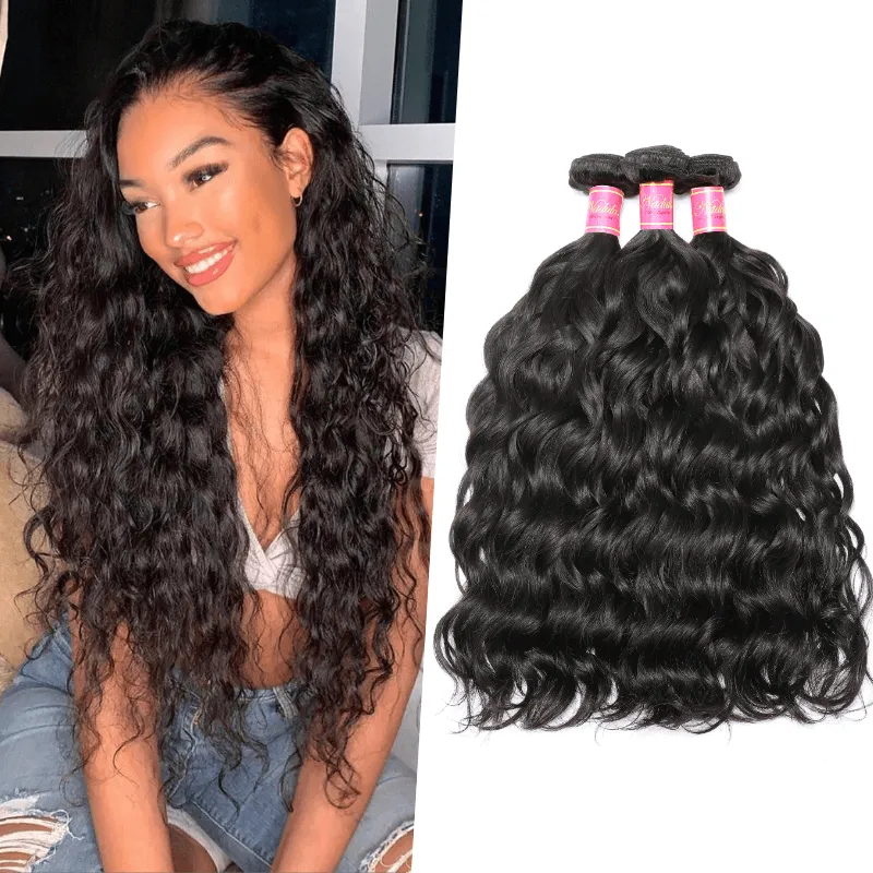 Malaysian virgin hair extensions.