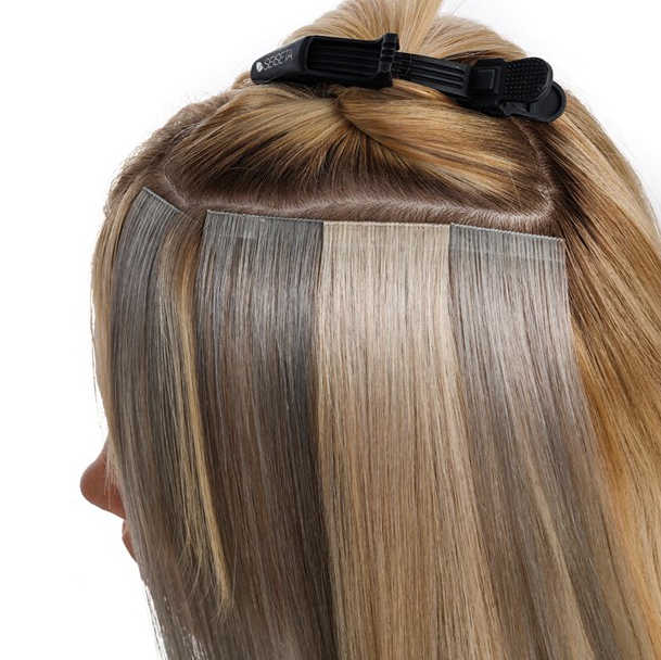 Tape in hair extensions