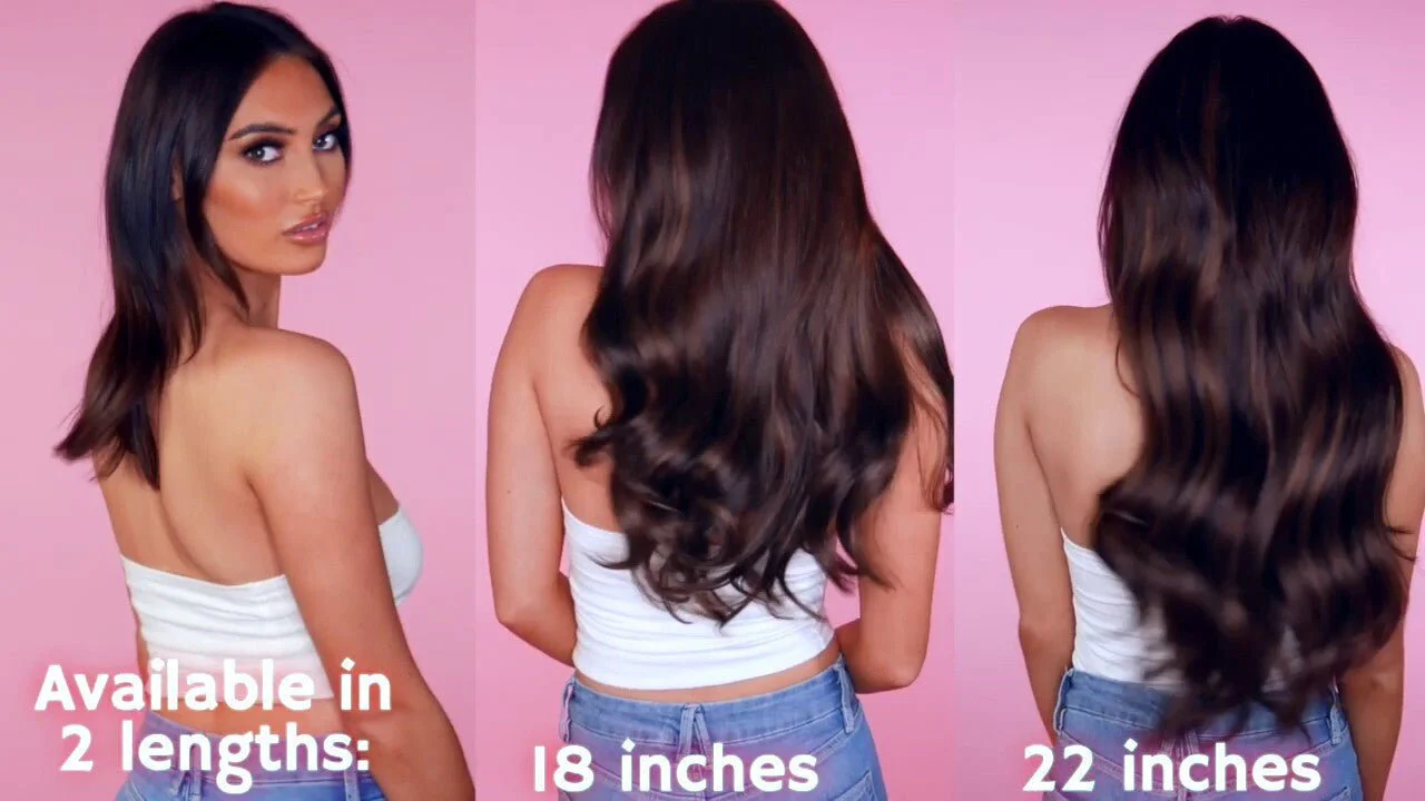 An amazing change with 22 Inch hair extensions before and after 2 22 Inch hair extensions How Long Is 22 Inches of Hair?