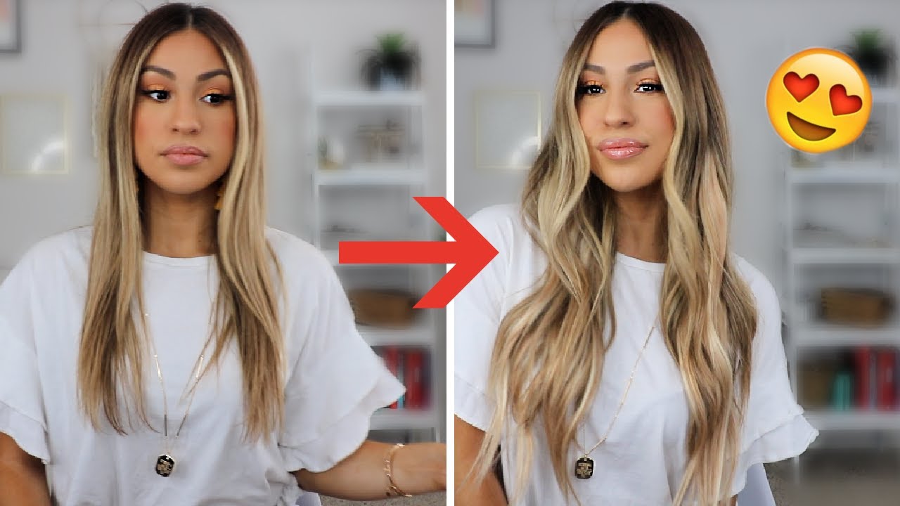 How to hide hair extensions in thin hair in 5 steps?