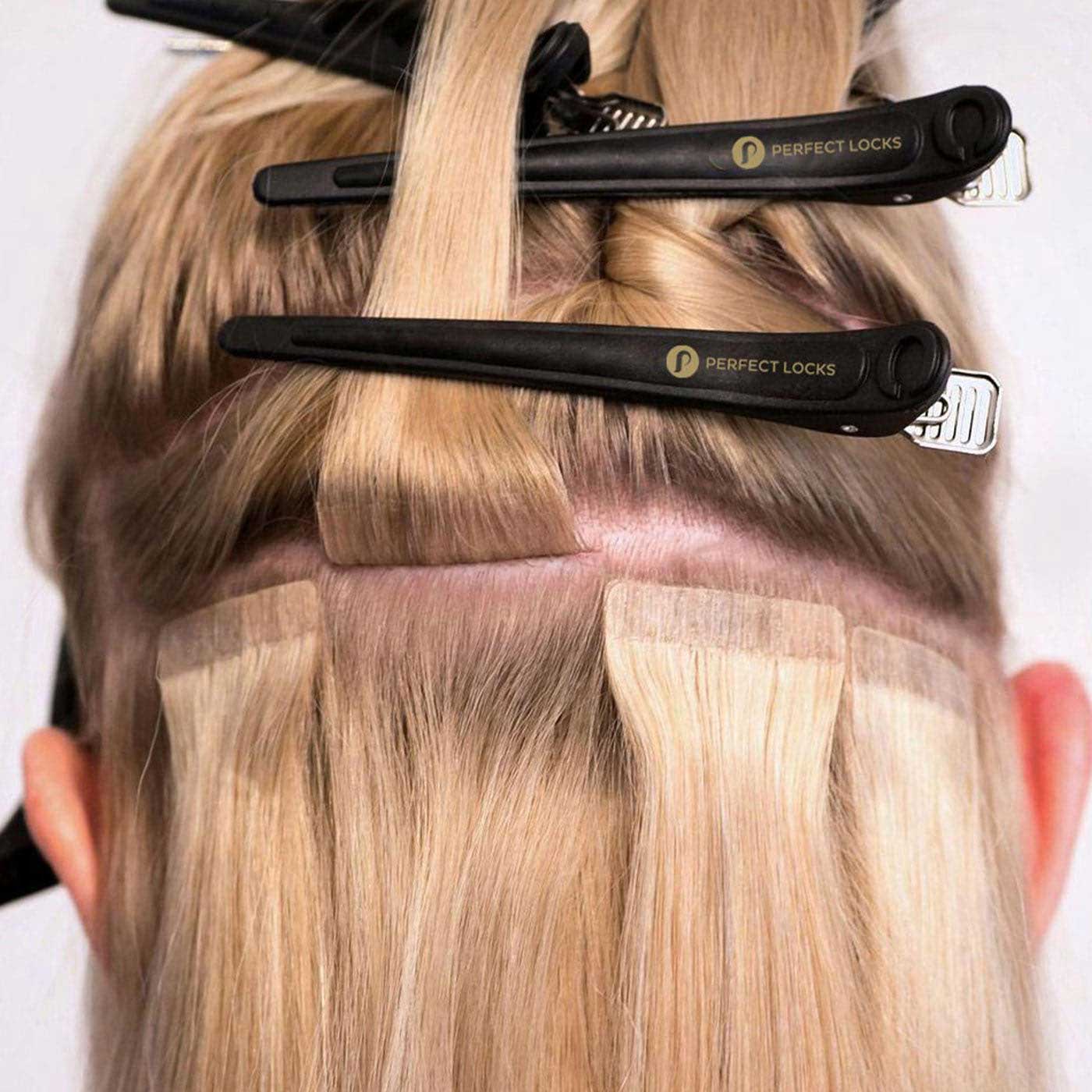 Remove tape-in hair extensions