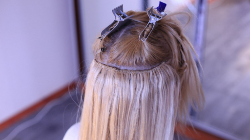 how to glue in hair extensions