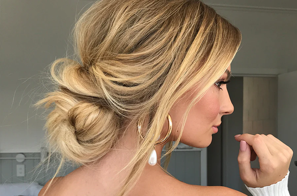 how to tie your hair up with tape extensions