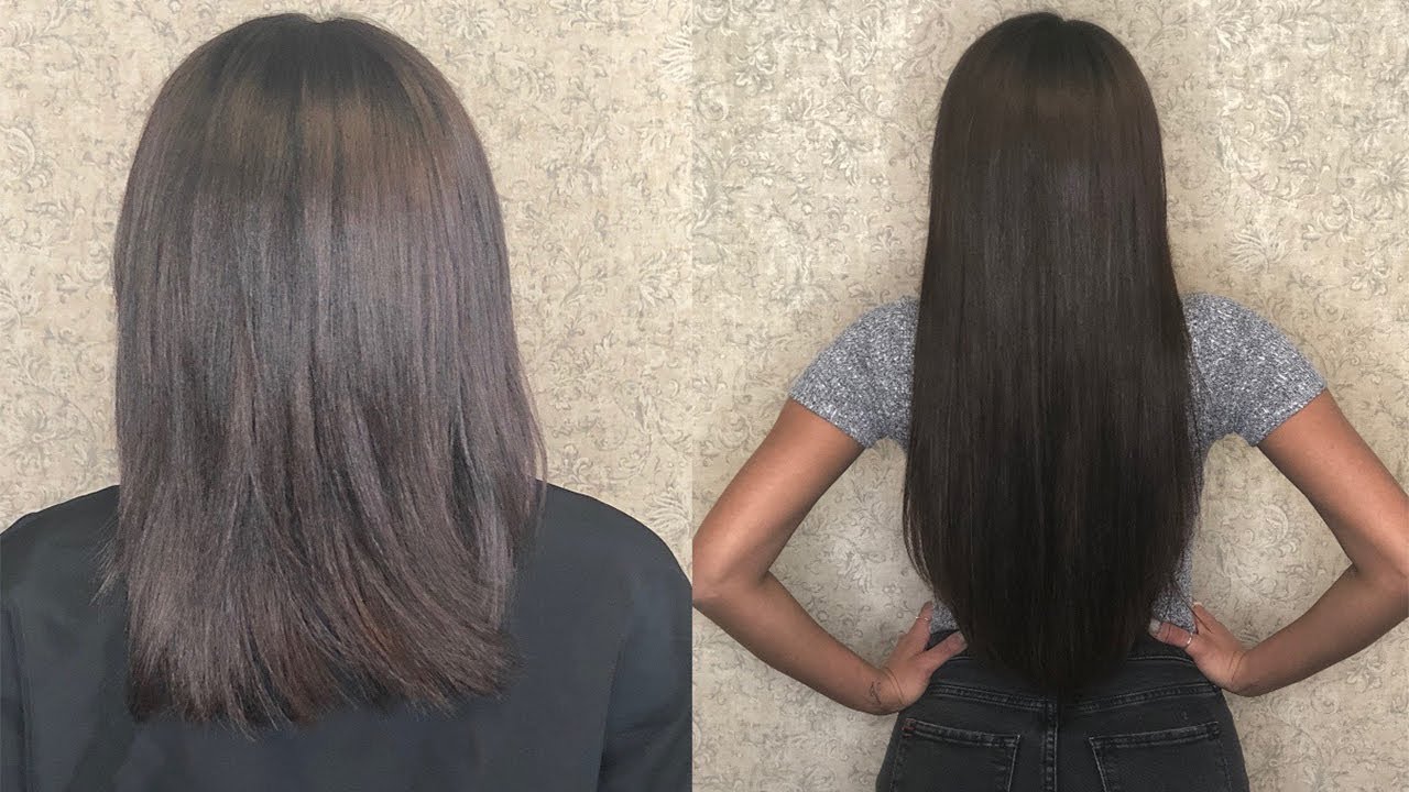 How to make extensions look real in short hair