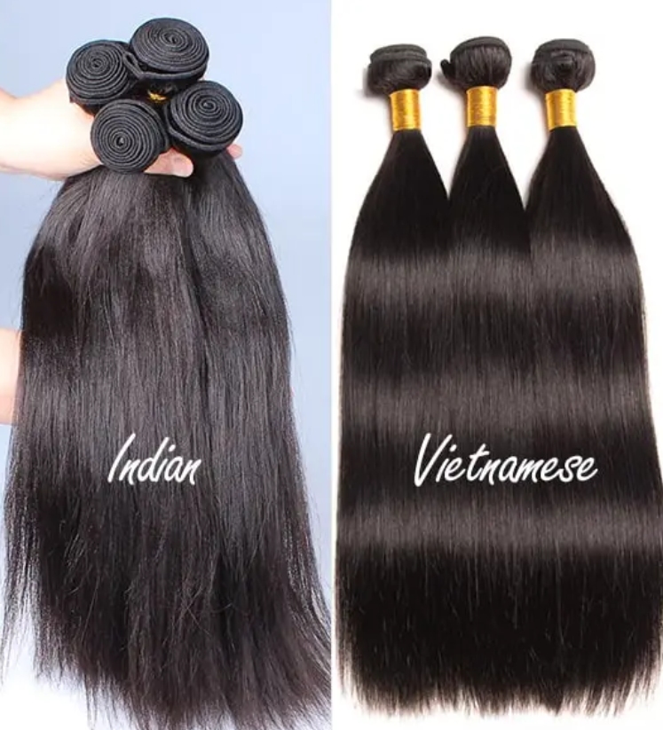 Vietnamese hair vs Indian hair