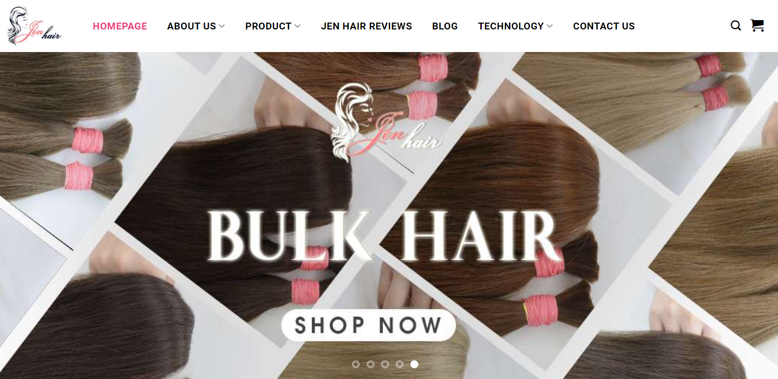 Jen Hair - a giant factory with a convenient shipping process and flexible wholesale quantity. Source: Jen Hair