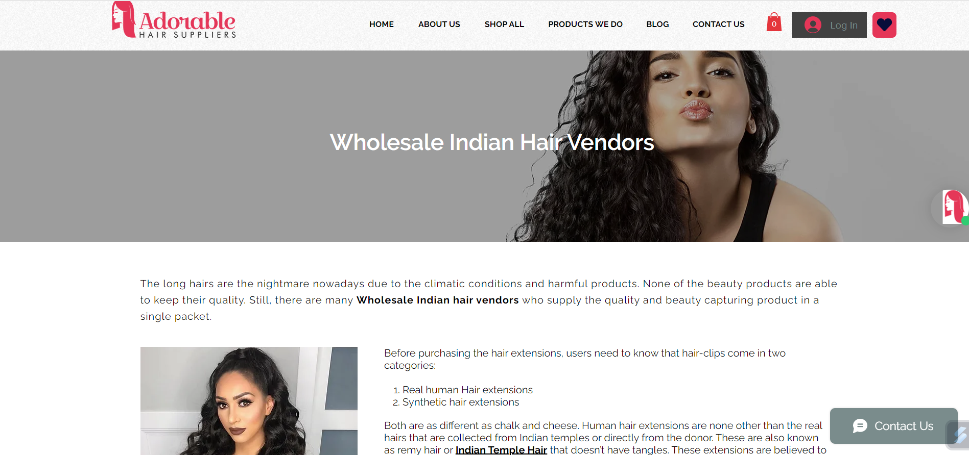 wholesale hair vendors in india