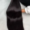 Taliz Human hair bonestraight black hair 6 bonestraight