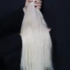 Premium one donor color straight #10.1 6 dark grey hair extensions dark grey hair extensions