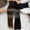 Premium one donor weft hair 5 one donor color wavy single donor hair