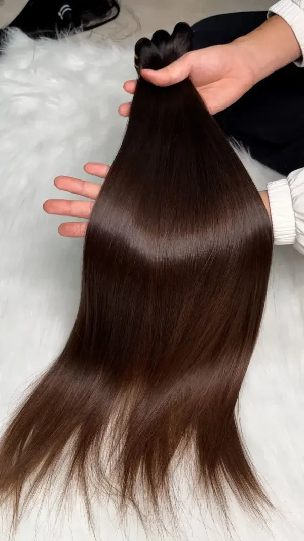 Natural straight weft hair