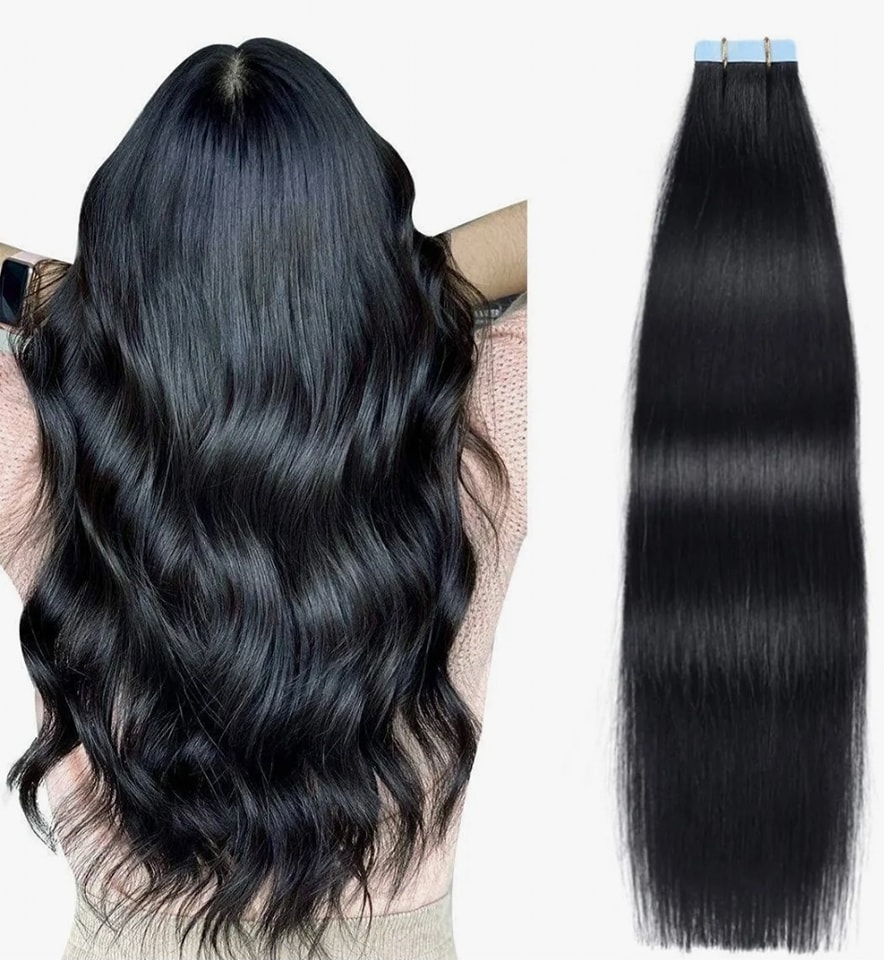 Tape-in hair extensions from Suyya are one of the best Amazon extensions