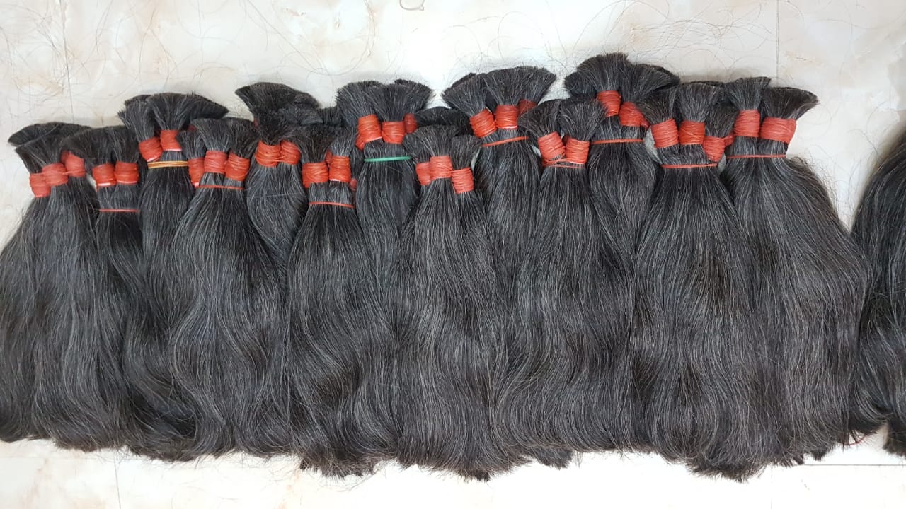 dark grey hair extensions