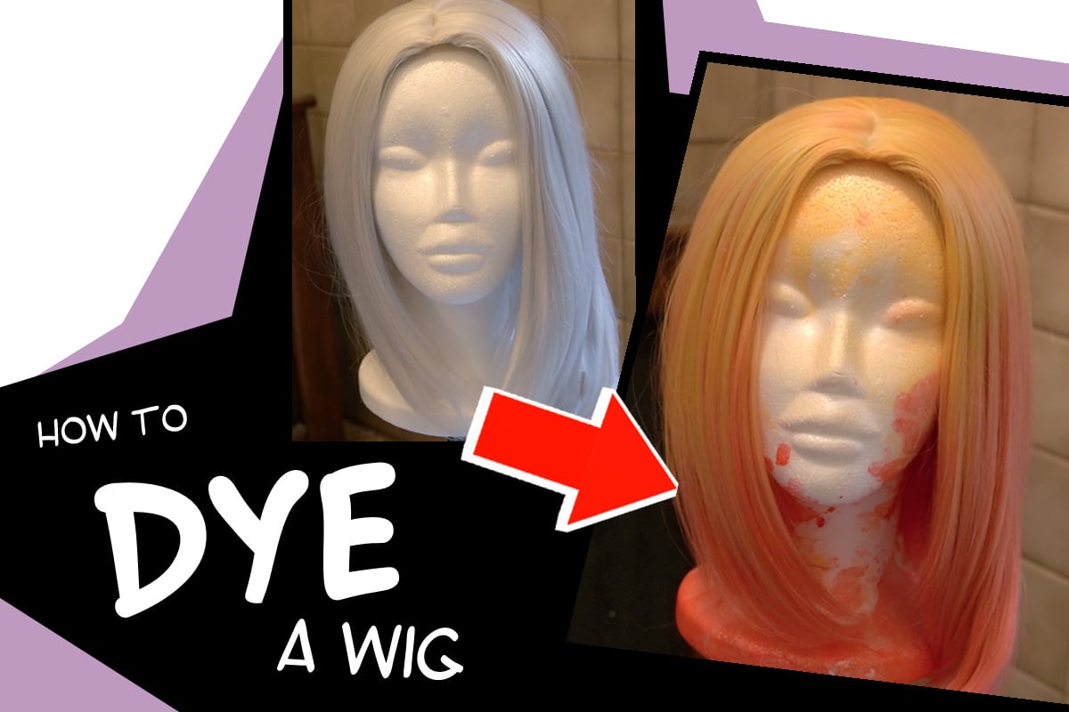 how to dye a wig 