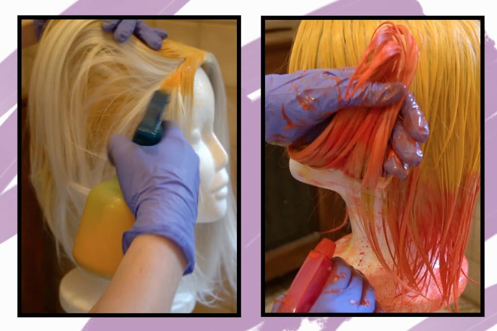 how to dye a wig