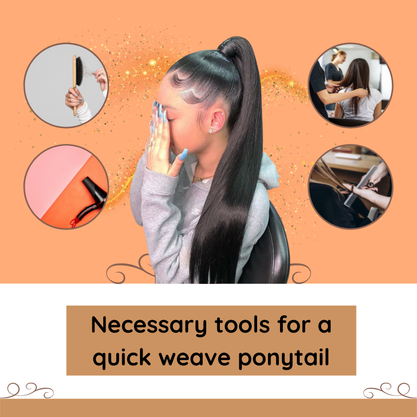 How to take out a quick weave ponytail (Source: Grudahair)