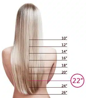 How long is 22 inch hair? 1 22 inch hair 22 inch hair