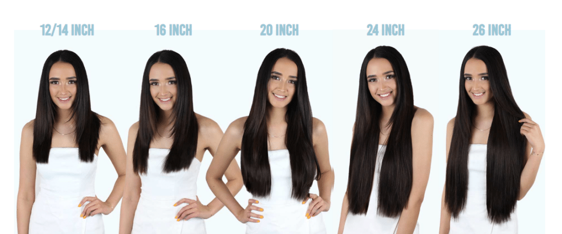 Lengths Of ZALA Hair Extensions 