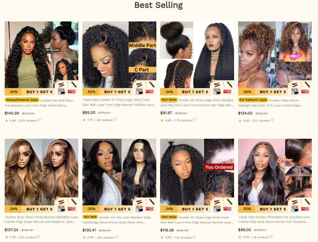 sunber hair reviews