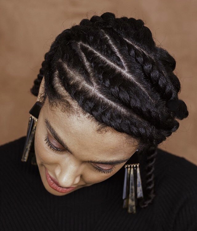 two strand twists with extensions