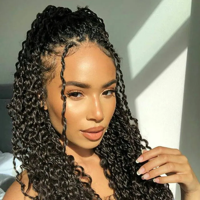 two strand twists with extensions