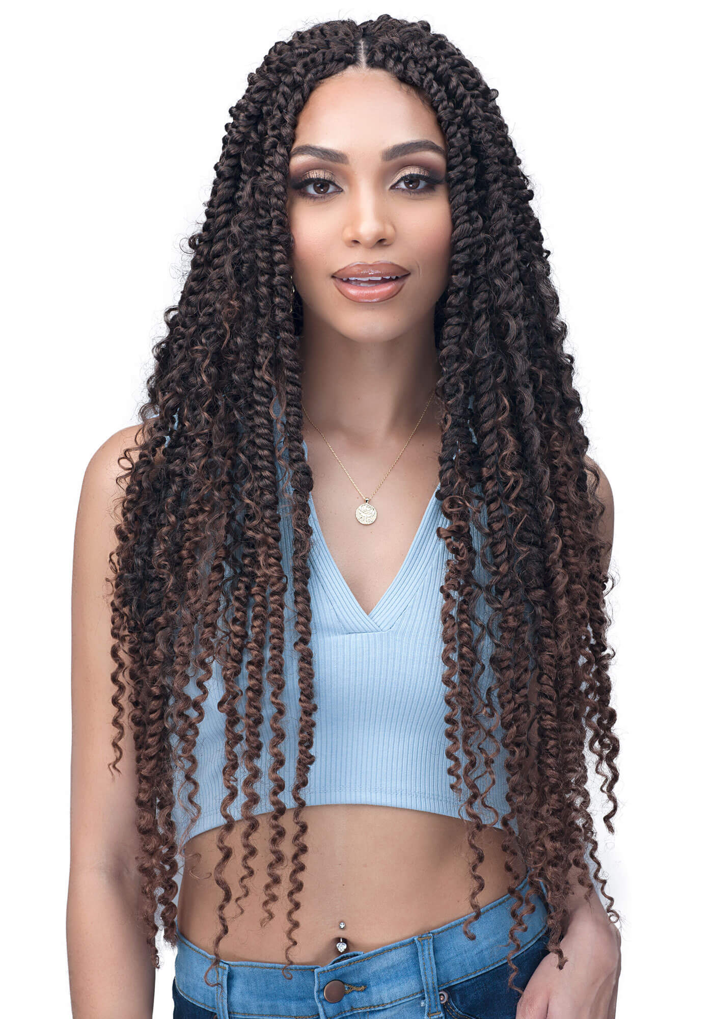 two strand twists with extensions