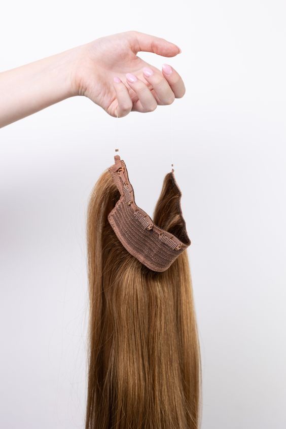 The total weight often depends on the length of the hair.