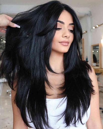 Black hair color