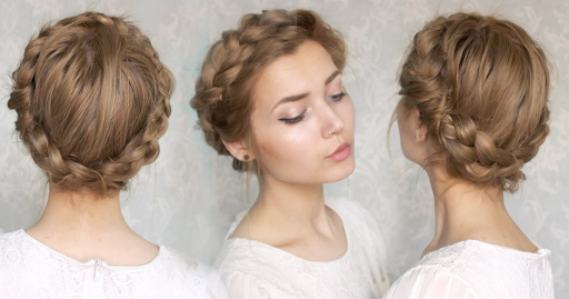 halo crown braid