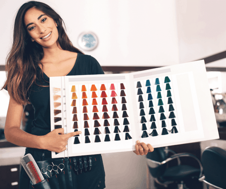 ion hair color chart