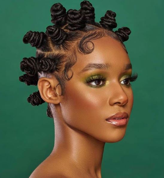 short kinky braids hairstyles in Nigeria