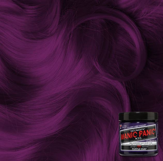 Purple hair dye for dark hair