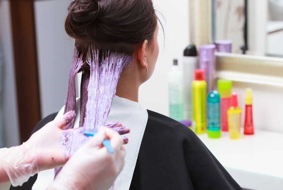 Purple hair dye for dark hair