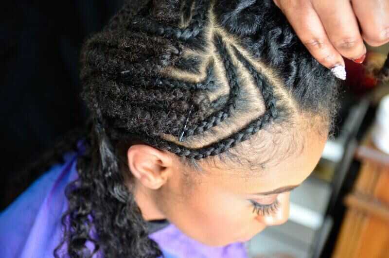 Half Braids Half Weave