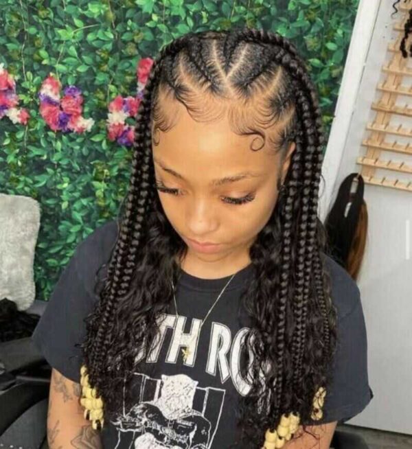 Try Out Half Braids Half Weave With Perfect Blend