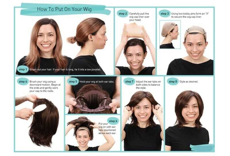 How To Put On A Wig With Long Hair