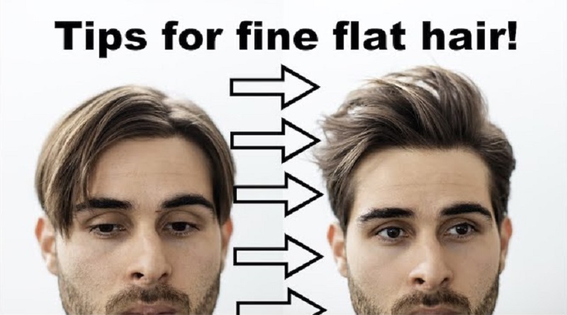 How to add volume to flat mens hair (Source: Youtube)