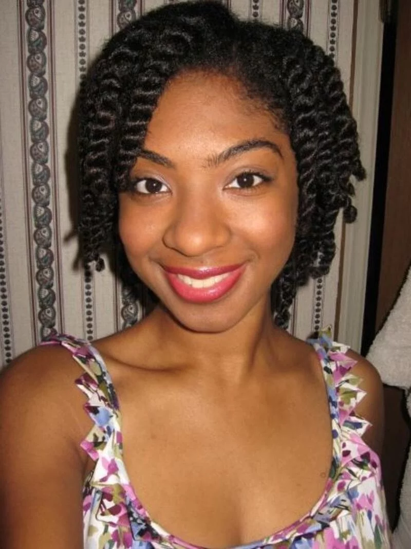 two strand twist with weave