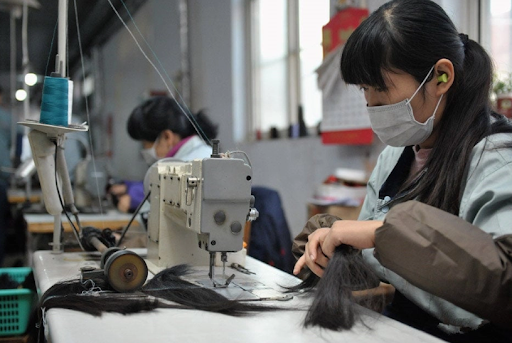 Vietnamese hair factory