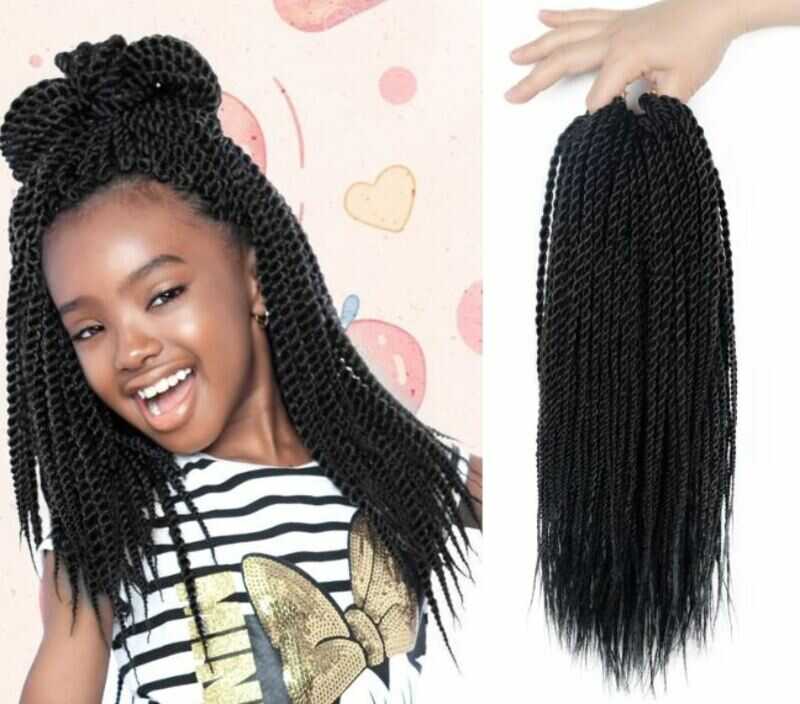 If you have got braiding skills, you have got a major advantage for rocking some awesome 14-inch hairstyles. (Source: Amazon)