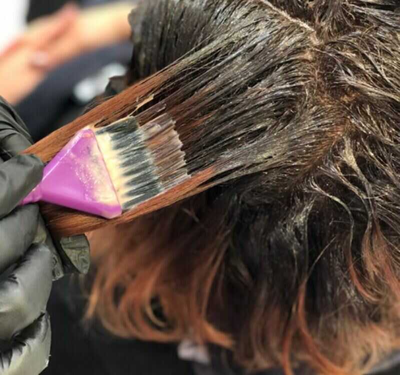 One of the main benefits of toner on light brown hair is its ability to correct unwanted brassiness or yellow tones. (Source: Behindthechair.com)