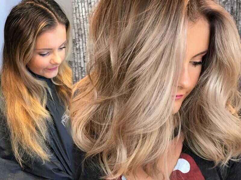 Regular touch-ups and toning maintenance are key to keeping your light brown hair looking fresh and vibrant. (Source: American Salon)