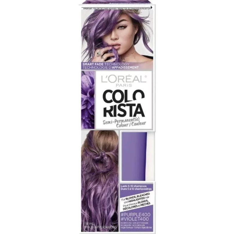 L'Oreal Paris' Colorista Hair Color is reliable and allows you to create unique pastel colors. (Source: Amazon)