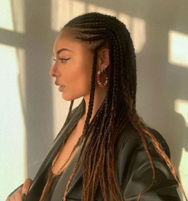 How To Achieve Half Sew In With Braids In Front